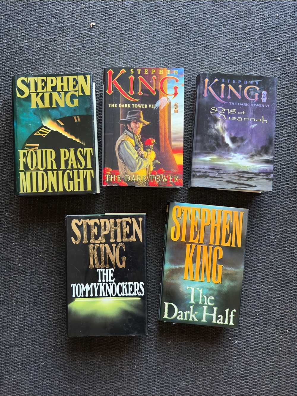 Stephen King 5 Hardcover Book Lot